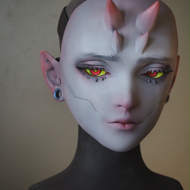 鬼人面】Gray【 oni face mask 】 - sarokichi - BOOTH