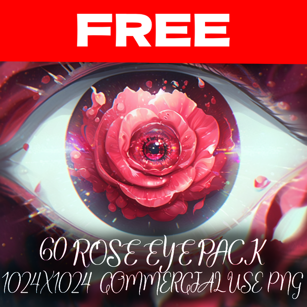 Free 60 Rose Eye Pack