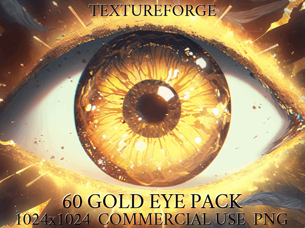 Gold Eye Pack - Bring On the Bling!