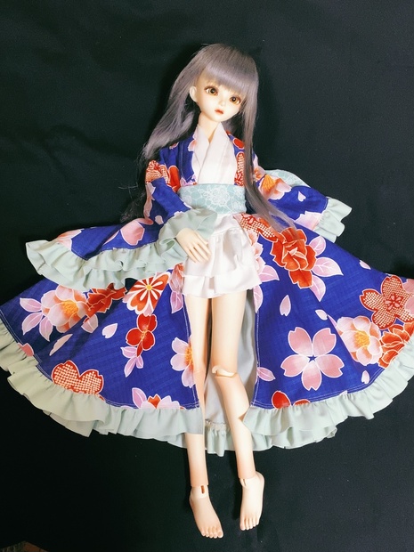 大人気定番商品 SDMサイズ】浴衣ドレスPremium【ドール用】 - 椋倶屋-mukuya 着せ替え服・アウトフィット