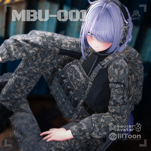 【VRCHAT想定】MBU-001