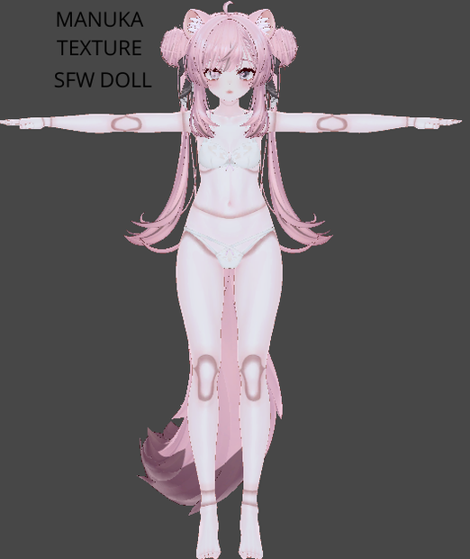 Manuka texture doll face,body and eyes sfw