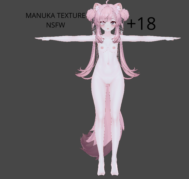 Manuka NSFW body, face and eye texture +18
