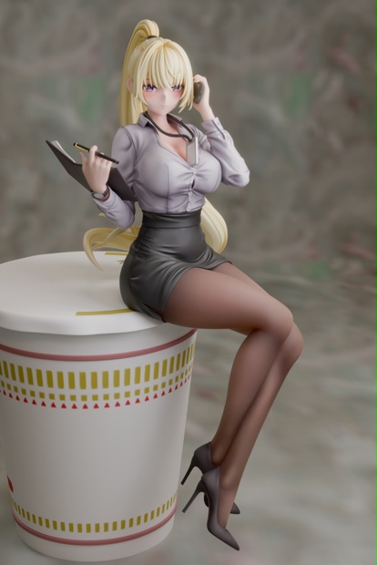 🔰初心者向け 「OL エディス」1/7スケール レジンキット - しょっぱい