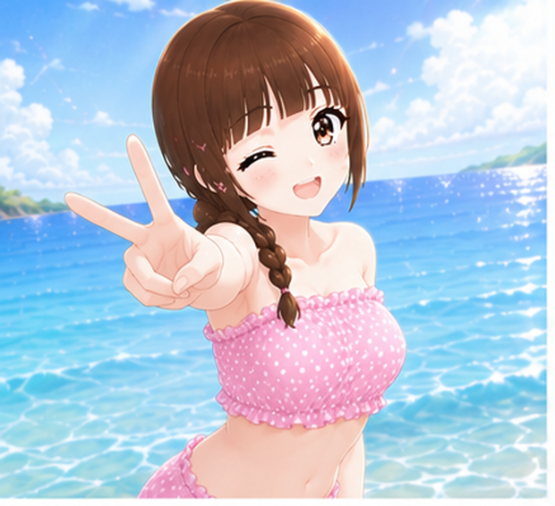 オリジナル3Dモデル「水面 わかば」(Minamo Wakaba) VR Chat&Youtube / 商用利用OK
