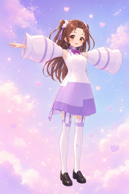 オリジナル3Dモデル「水崎まりの」(Mizusaki Marino) VR Chat&Youtube / 商用利用OK