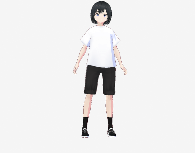 自信なさげちゃん　夏の私服