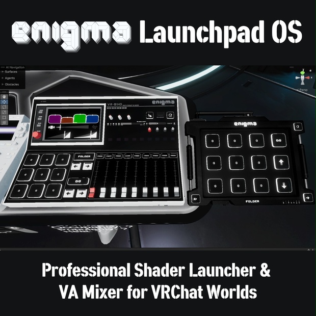 Enigma OS (VRChat World & Screen FX Controller) - Cozen - BOOTH