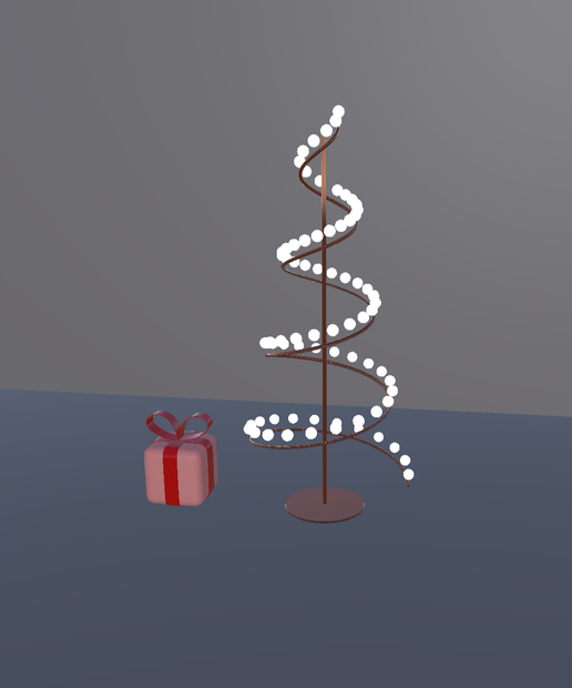 tree with animation + gift Vrchat World