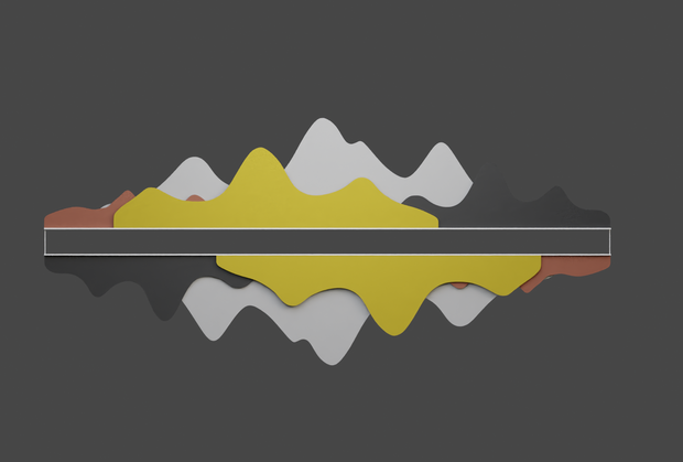 Mountain painting Vrchat World