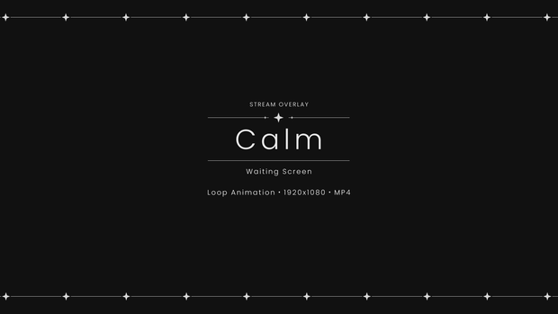 【Calm】Waiting Screen