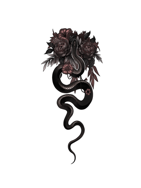 Sample tattoo ( snake )