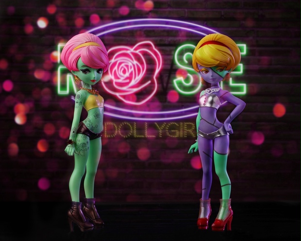 DOLLEL Rose basic type［ガレージキット］ - makemake. - BOOTH