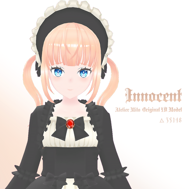オリジナル3Dモデル『少女イノセント』