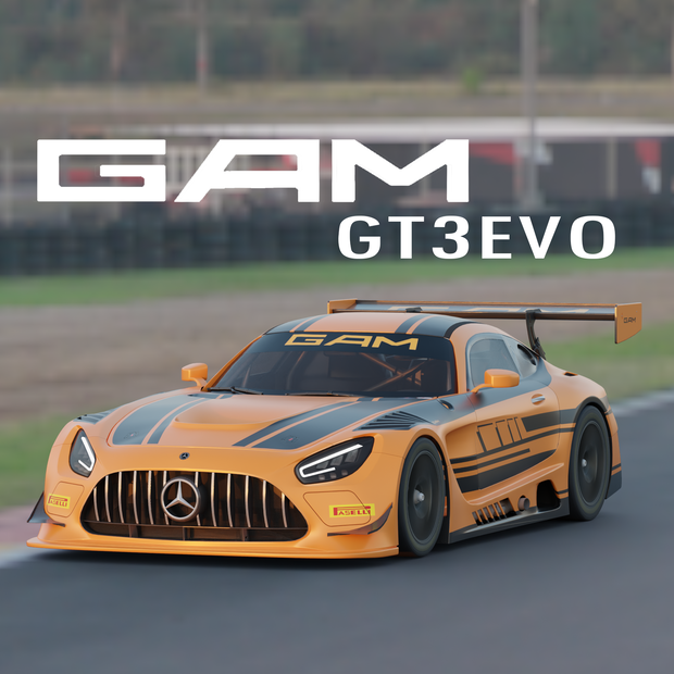 【3Dモデル】Meralis Beronz GAM GT3 EVO 内装付き