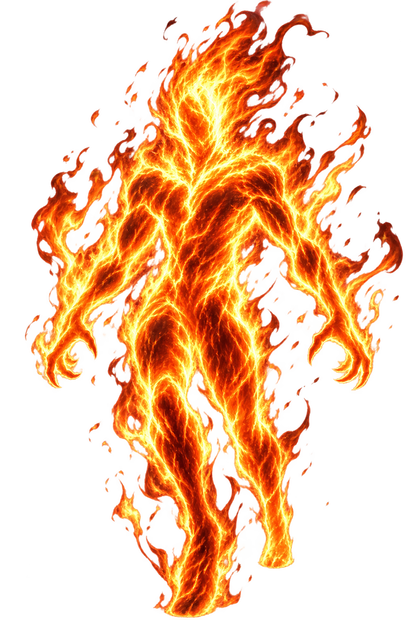 燃える人・燃え尽きた人/立ち絵