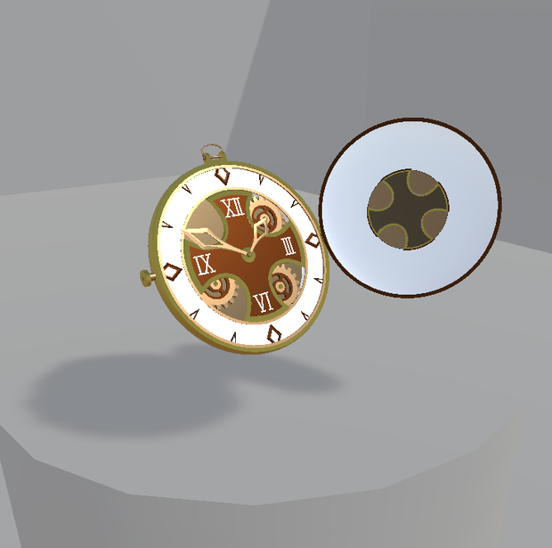 Steampunk Pocket watch (スチームパンク懐中時計)
