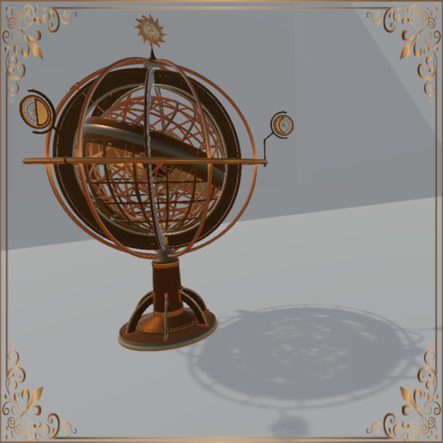 Steampunk Globe (スチームパンク地球儀)