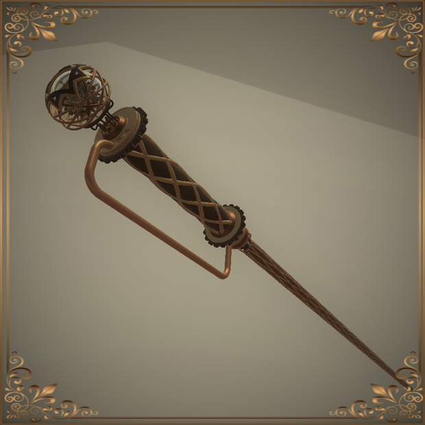 Steampunk combat cane (スチームパンク戦闘杖)