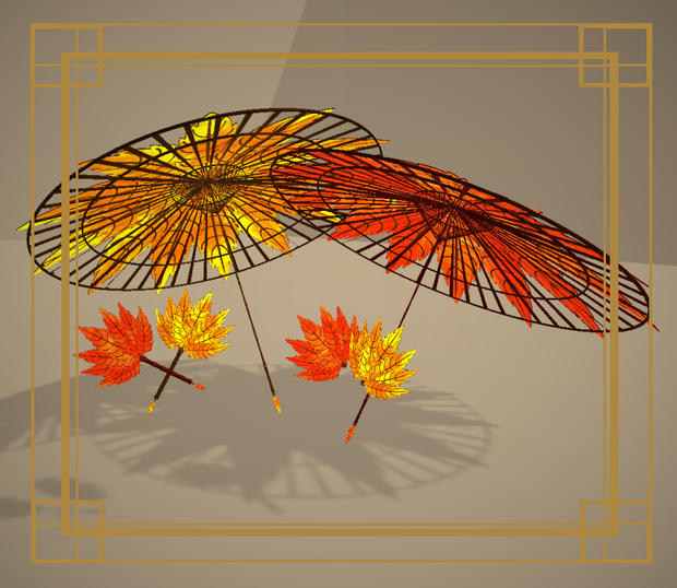 Autumn foliage tools (紅葉の道具)
