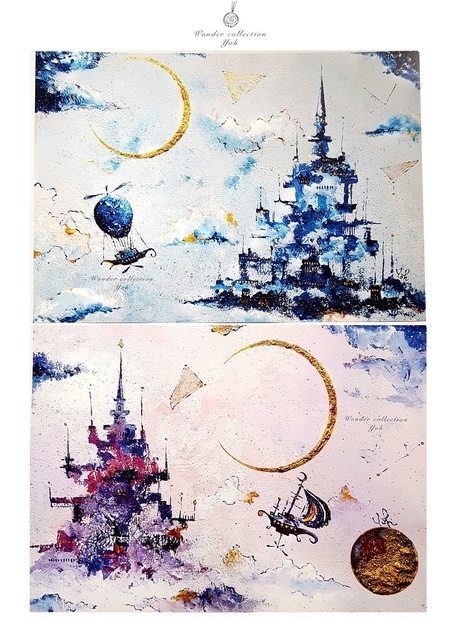 絵画　『蒼』 3348f6ce-91a6-44c7-8c69-