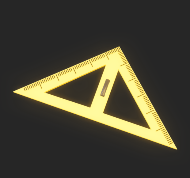 【3D】三角定規