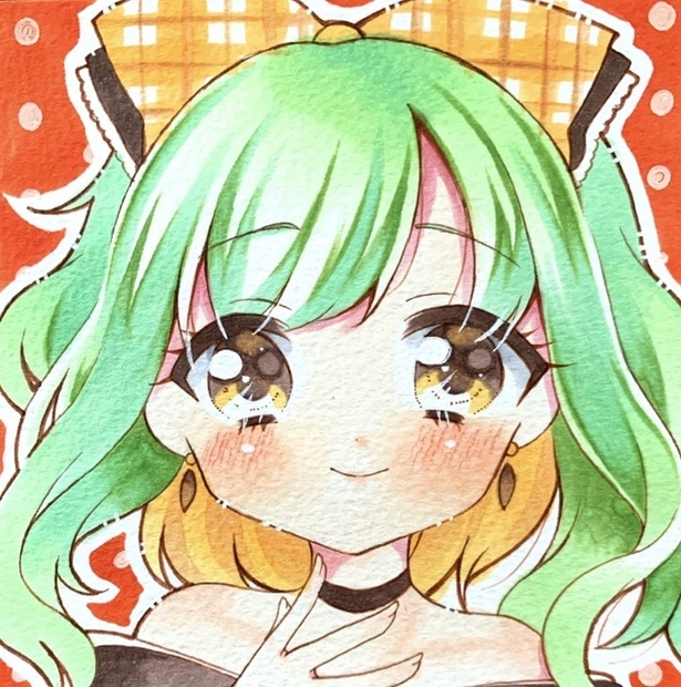 GUMI 手描きイラスト - イラスト