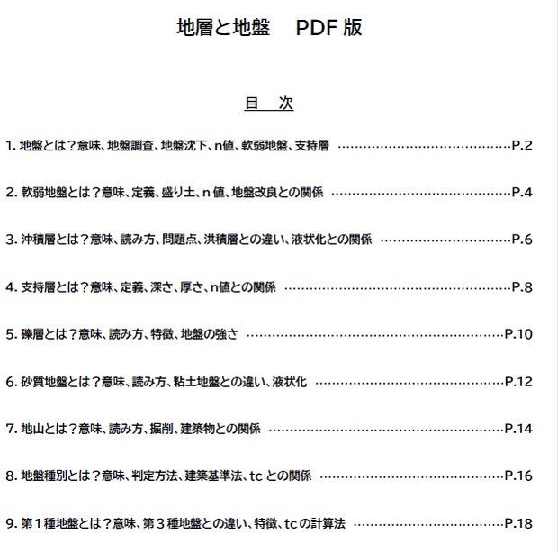 地層と地盤 全19頁pdf版 建築学生が学ぶ構造力学 Booth