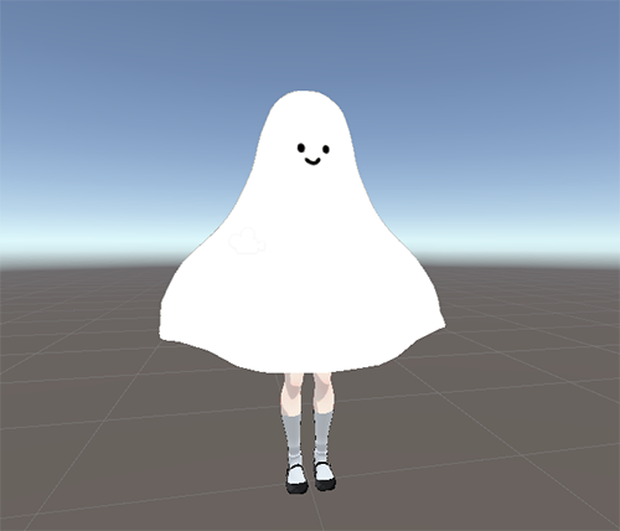 (vrc無料) ghost cloth / 유령옷 (Grus)