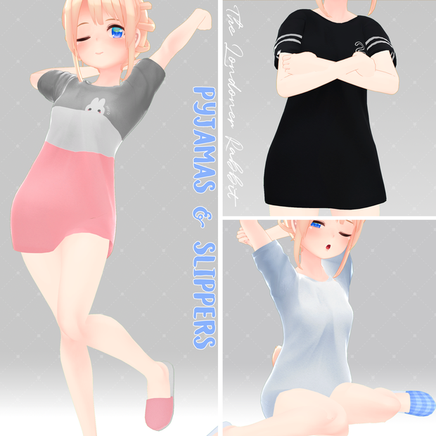 【LSBody】パジャマ・スリッパ / Pyjamas & Slippers