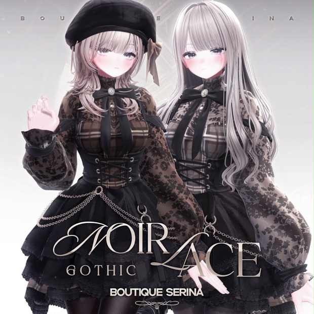 ❤️SALE❤️ Noir Lace : Gothic 【17アバター対応】 - BOUTIQUE SERINA - BOOTH