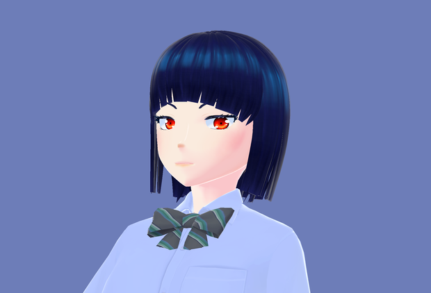 【オリジナルキャラクター】アズサ・ニイジマ【3Dモデル/VRoid】
