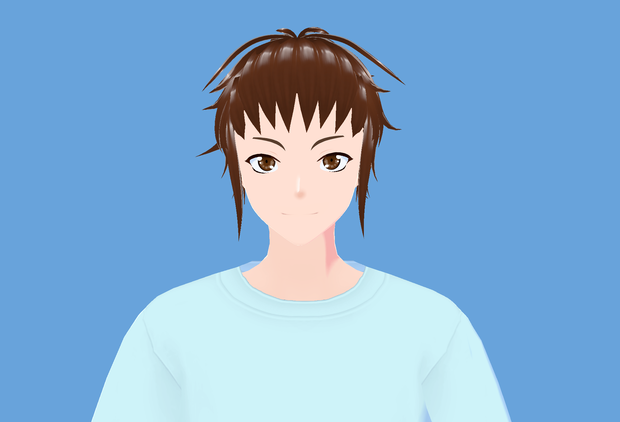 【無料/VRoid/VRM/フリーアバター】そうま【VRChat/cluster】