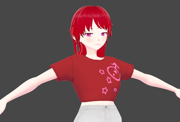 【オリジナルキャラクター】レレ・マーズ【3Dモデル】