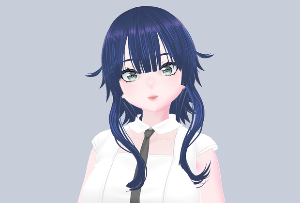 【無料/VRoid/VRM/フリーアバター】ブルーベル【VRoidファイル付】