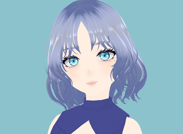 【VRoid/VRM/vroidファイル付】ベルン・リンリン【オリジナル3Dモデル/アバター】