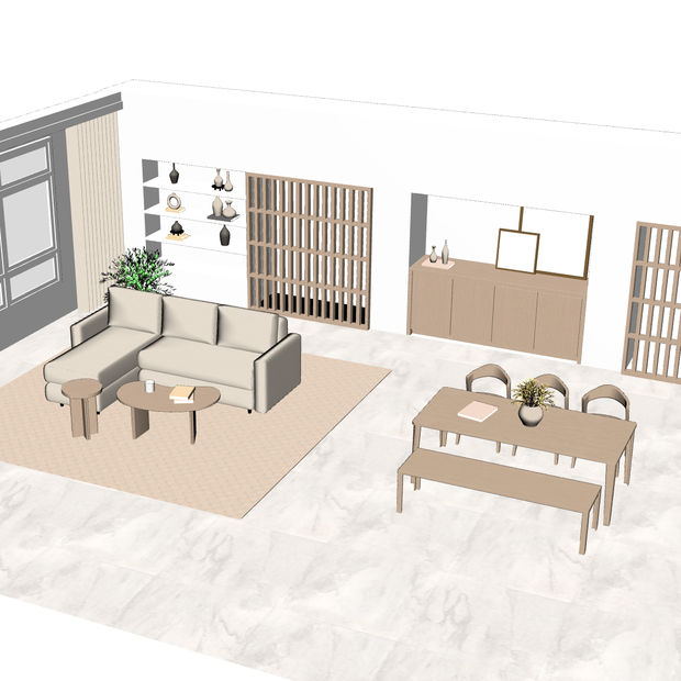 [3D] living room_cs3o