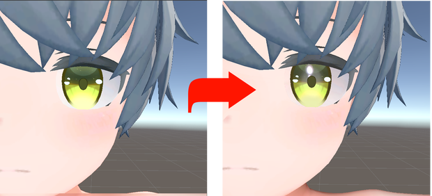 【Noul / NebbiaV2対応（割と誰でも使える）】瞳のハイライト（対応のみ）と肌がリアルよりになるマテリアルとマスクテクスチャセット（やり方付き）