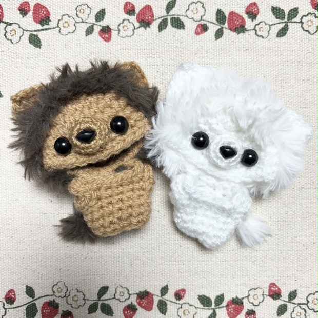 A202【ゆう様】ちびぐるみサイズ　ぬい服　オーダー　あにまる帽子セット A202【ゆう様】ちびぐるみサイズ ぬい服 オーダー あにまる帽子セット