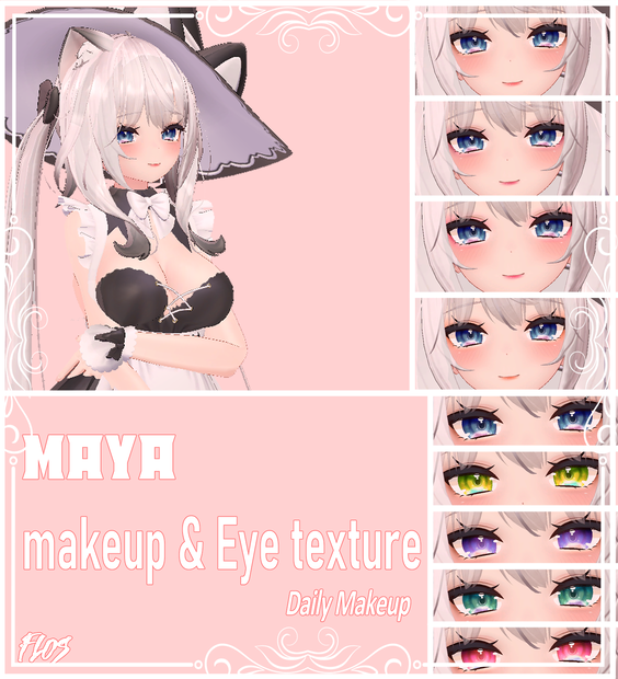 Maya Eye Texture & Daily makeup