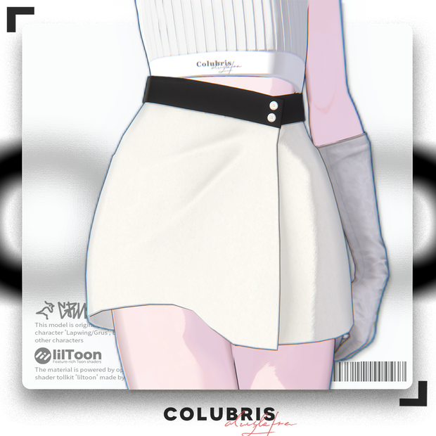 Bottom -「Wrapped Mini Cargo Skirt」For Grus/Lapwing/Helvetica/Lowtus