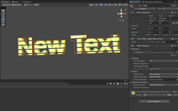 【Unity Editor Tool】TMP to Static Mesh Tool