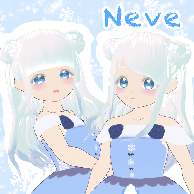オリジナル３Dモデル⛄Neve⁽ネーヴェ⁾⛄【VRoid製】