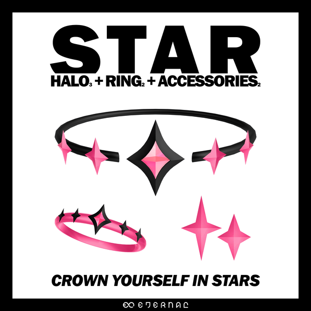 Star Halo Ring Accessories