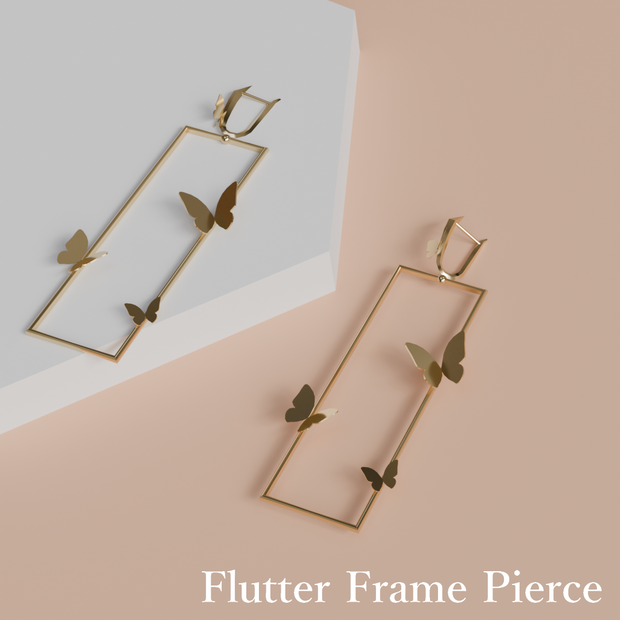 【VRC想定・MA】11アバター対応　『Flutter Frame Pierce』