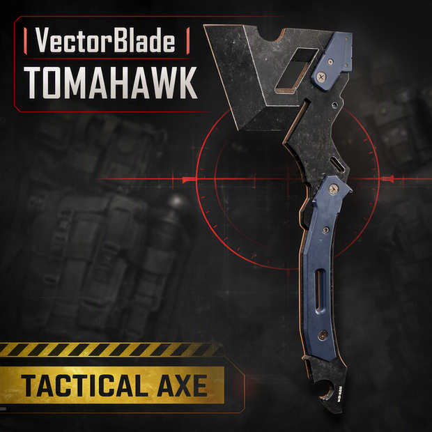 【VRC想定】３Dモデル　武器　『VectorBlade Tomahawk』