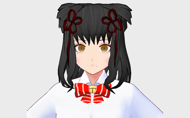 【Vroidテクスチャ】鈴リボン【無料配布】