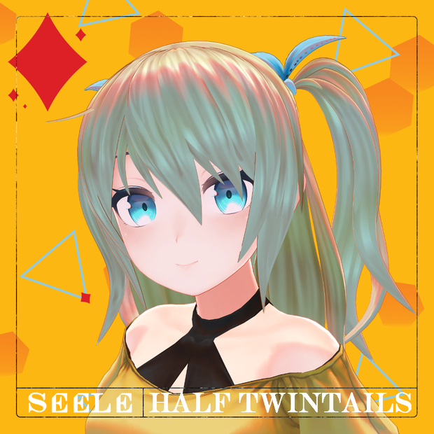 ハーフツイン - VRC用 - Half Twintail