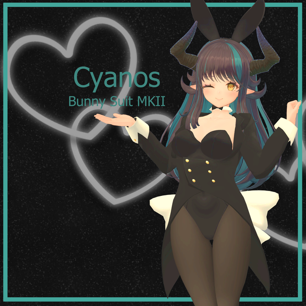 【ドラゴニュート・シアノス用】 バニースーツMKII - Bunny Suit MKII  - for Dragonewt Cyanos