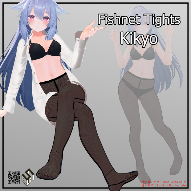 【桔梗用】網タイツ - Fishnet Tights - For Kikyo